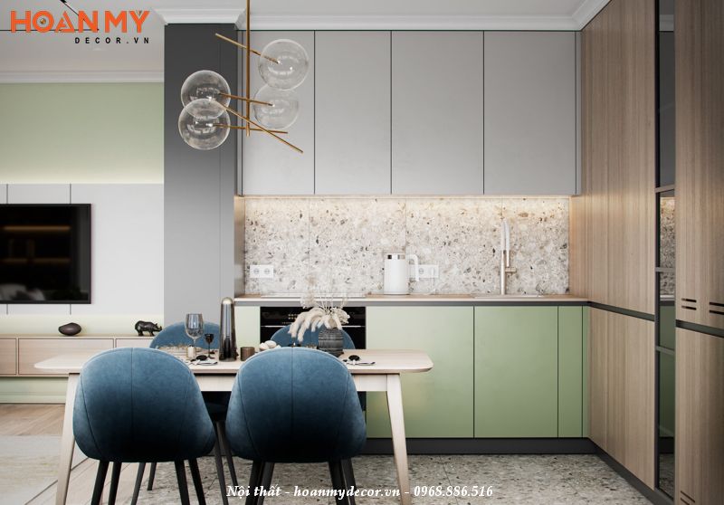 Thiết kế phòng bếp theo phong cách nội thất Minimalist đơn giản mà đẹp