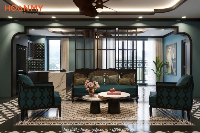 +50 Mẫu thiết kế căn hộ phong cách Indochine đẹp mộc mạc