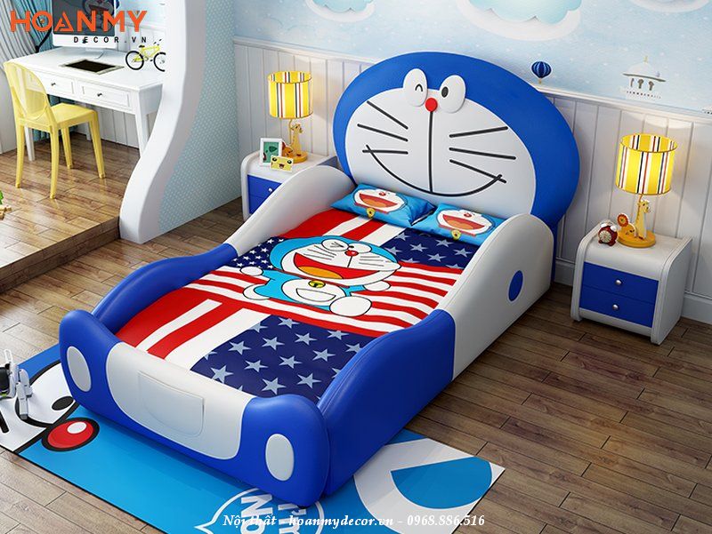 Giường ngủ Doraemon cho bé trai