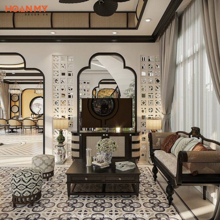 TOP +47 Mẫu thiết kế nhà phố phong cách Indochine đẹp 2026