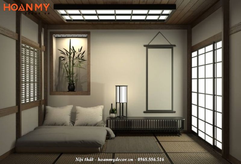 Thiết kế nội thất phòng ngủ phong cách Hàn Quốc tập trung vào sự tối giản và tinh tế