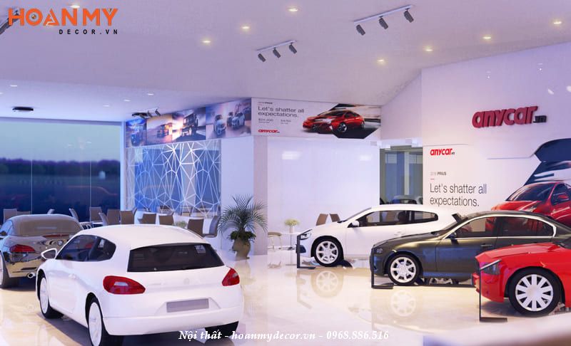 Thiết kế showroom ô tô sang trọng