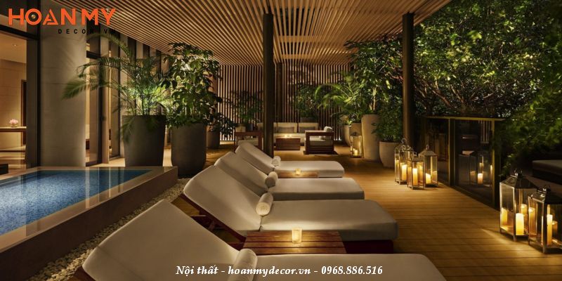 Thiết kế có thể tạo điểm nhấn riêng, gắn kết với thương hiệu Spa