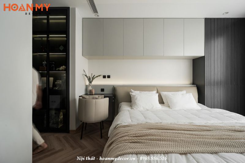 Thiết kế nội thất chung cư hiện đại 2 phòng ngủ