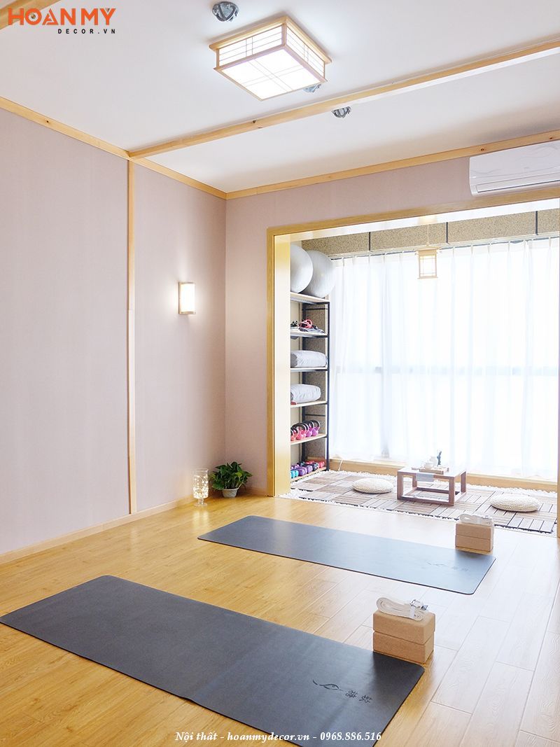 Phòng tập yoga thư giãn tại nhà