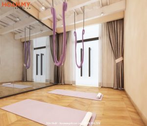 Thiết kế phòng tập yoga tại gia