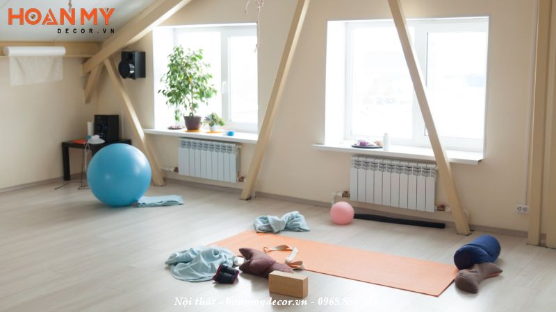 Phòng tập yoga, phòng thiền tại nhà