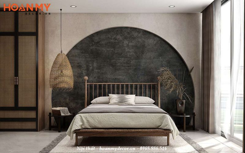 Thiết kế thi công phòng ngủ theo phong cách Wabi sabi 