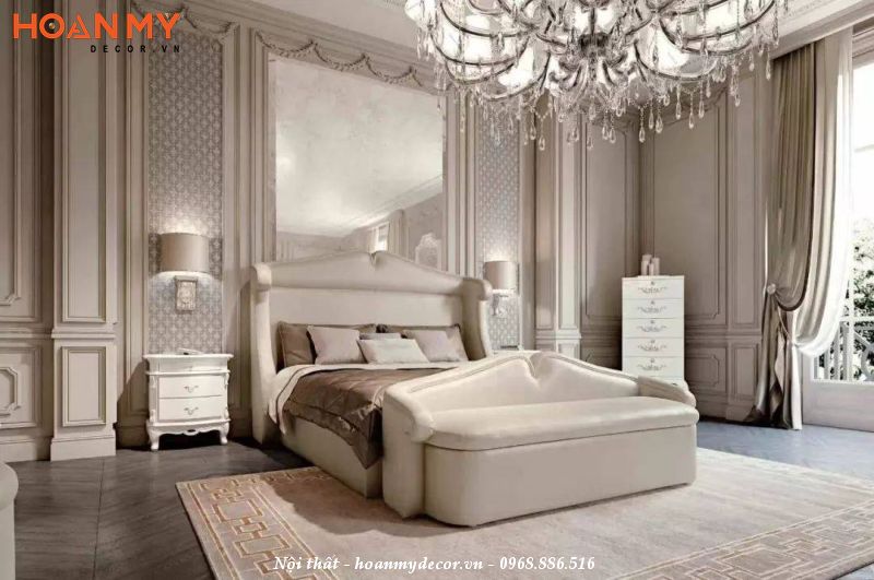 Thiết kế phòng ngủ 35m2 theo phong cách Luxury