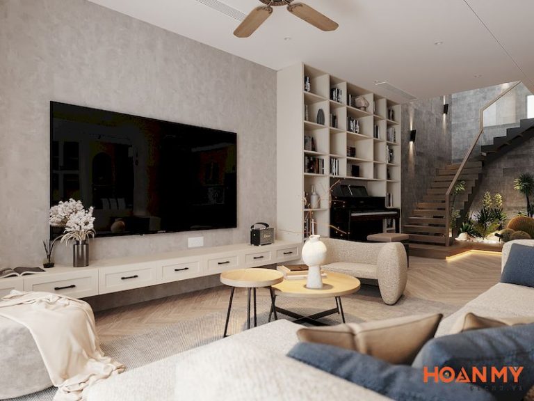 Dự án thi công nhà phố 130m2 tại Bắc Ninh – HM66
