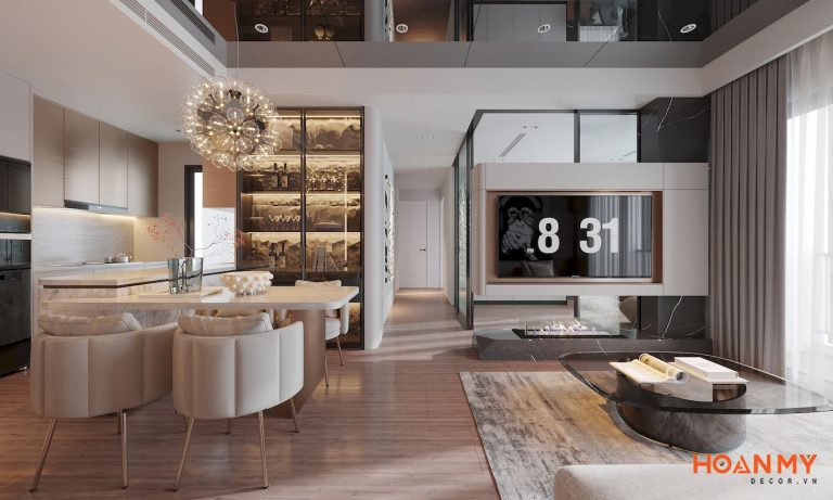 Dự án thi công nội thất căn hộ Masteri West Height – HM99