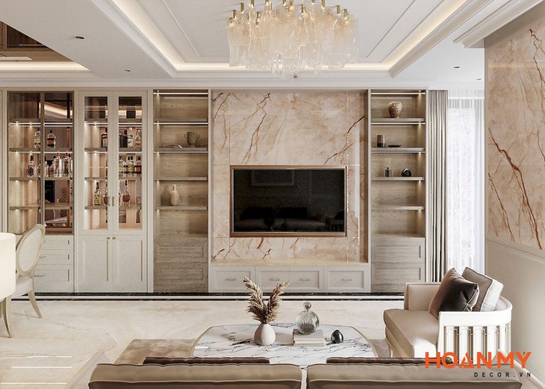 Dự án thi công nội thất căn Villa Ocean Park – HM87