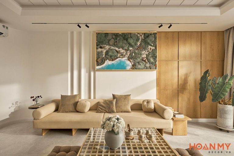 Dự án thi công nội thất nhà phố 120m2 5 tầng – HM67