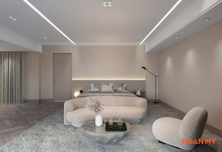 Dự án thi công nội thất Villa phong cách Wabi Sabi – HM84