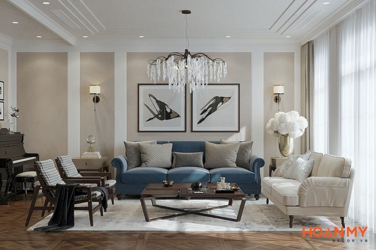 Dự án thiết kế nhà phố 60m2 7 tầng tân cổ điển – HM68