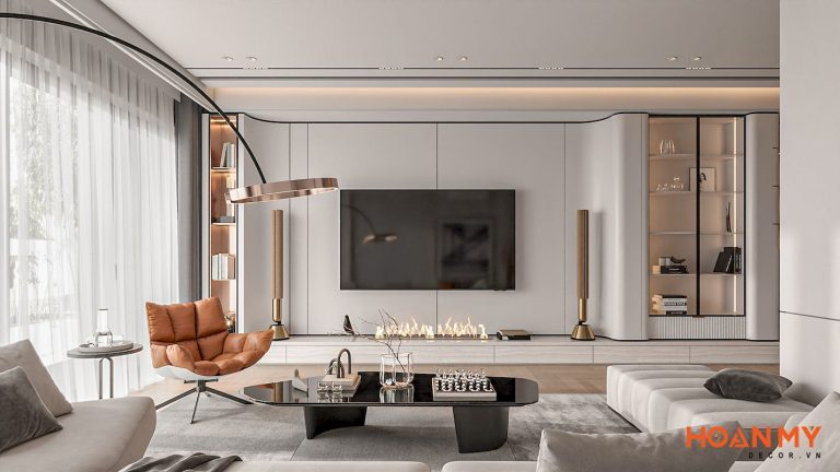 Dự án thiết kế nội thất căn hộ Villa Golden – HM85