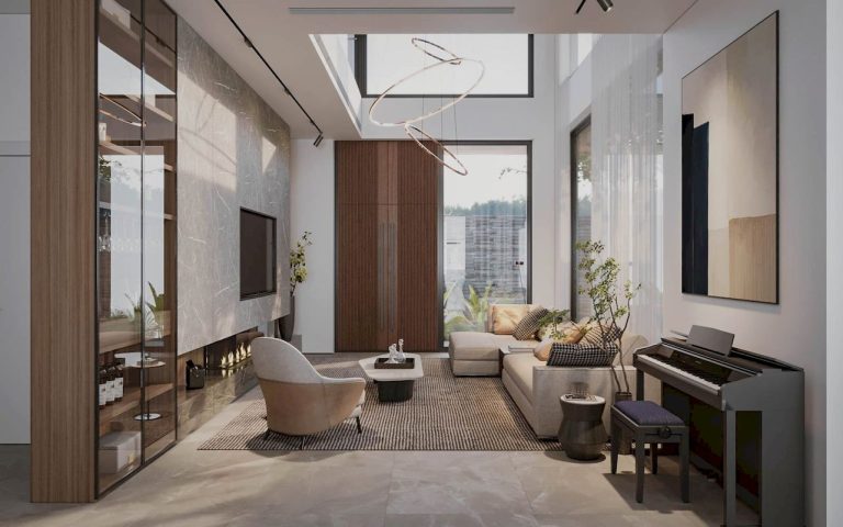 Dự án thi công nội thất biệt thự Hải Dương – HM23