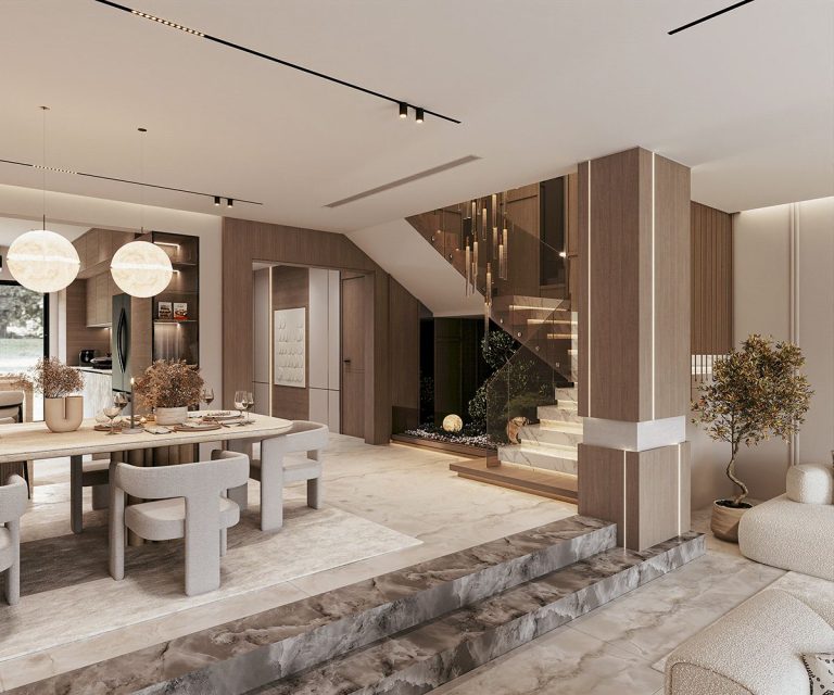 Dự án thi công nội thất căn Villa Sơn Tây – HM24