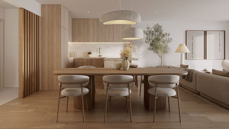 Dự án thi công nội thất phòng khách 15m2 – HM28